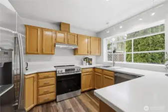 Check out the garden window - great spot of a pop-up herb garden