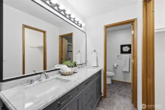 Completely updated bathroom