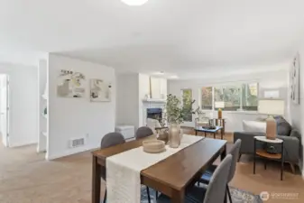 View to Hall from DR