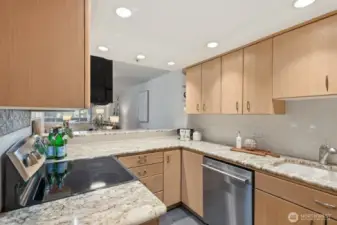 Updated Kitchen with Granite Counters