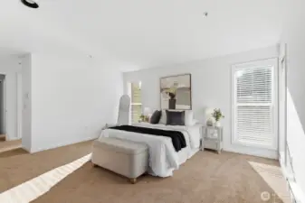 Primary BR Flooded with Light