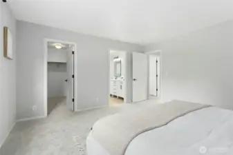 Primary Suite with walk in closet