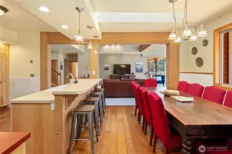 An open-concept layout that feels as functional as it is perfect for gathering and entertaining.