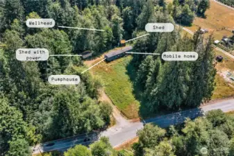 One acre mostly cleared with all utilities on property.