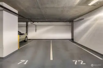 2 parking spots!