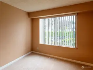 Front second bedroom looks out to the street.