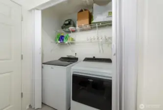 Laundry closet