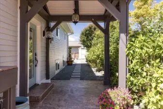 Lush landscaping throughout the property.