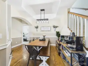 formal dining area