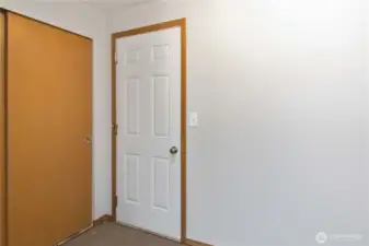 Mudroom off Garage