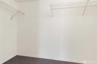 Huge Walk-In Closet in Primary Suite