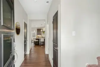 Bright, open entryway
