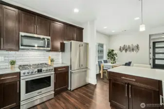 Modern stainless steel finishes