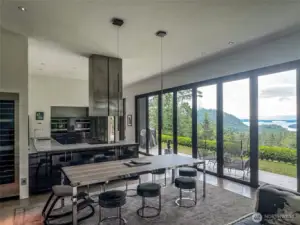 Dining space with fabulous views