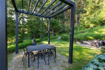 Dining area outside