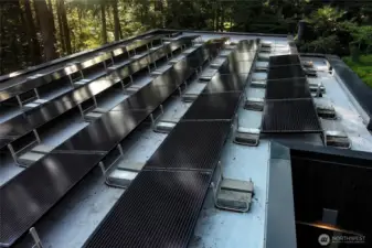 Side view of solar on roof