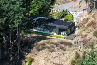Drone view from the south