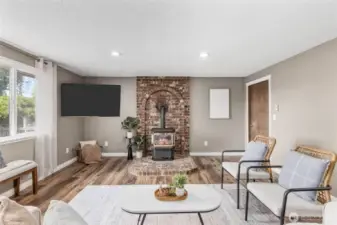 Natural light pours through windows