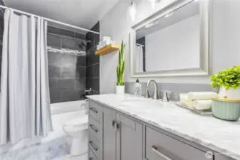 Updated full bathroom