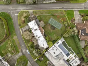 Large, nearly flat 18,105 sq.ft. lot - unusually large and level for this neighborhood