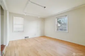 One of two bedrooms on the main floor, nice and spacious.