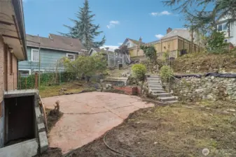 Clean it up and turn it into the backyard oasis of your dreams, or maybe build a DADU?