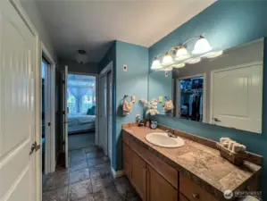 Large Ensuite with walk-in closet