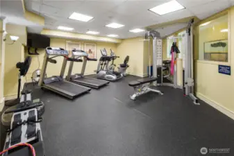 Shot of the exercise room