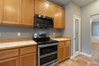 Pantry inside the kitchen