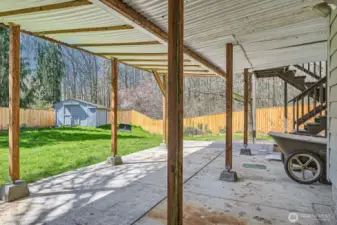 Covered Patio - Lower