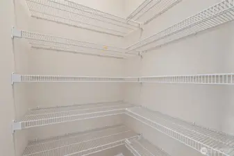 Large pantry space