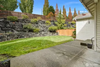 Enjoy your own patio and greenspace to host friends & family!