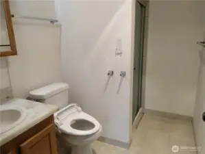 Your private master bedroom 3/4 bathroom.