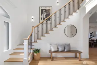 Let's head upstairs.  The views get even better!!