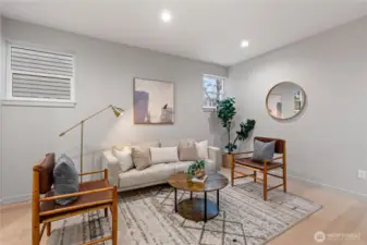 Living area on the main floor.