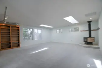 Another view of the bright family room