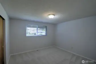 Another view of the front-facing main floor bedroom