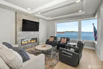 Open-concept living space blends comfort and style with a seamless connection to the outdoors.