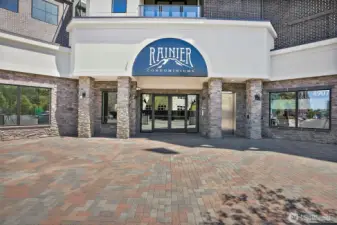 Welcoming building entrance located in the heart of vibrant Point Ruston.