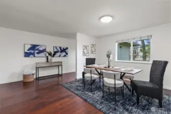 Step into a bright and spacious foyer, offering an inviting first impression.