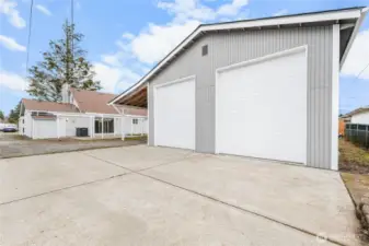 Don't miss the massive detached garage