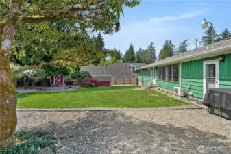 beautiful back yard