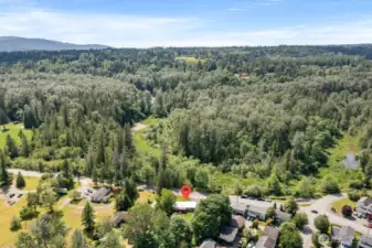 Property surrounded by greenery & privacy