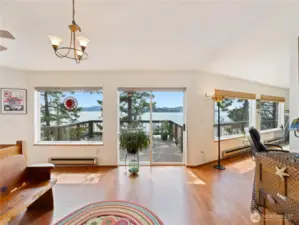 Entry could also double as a dining area.