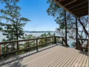 Primary suite deck has it's own stellar view.