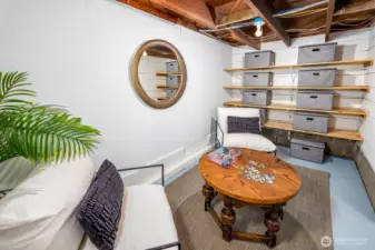 Yes! One more bonus room in basement shown here with crafts, but perfect for wine storage and wine tasting!