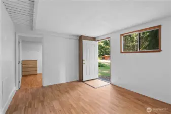 An additional door provides easy direct access outdoors!