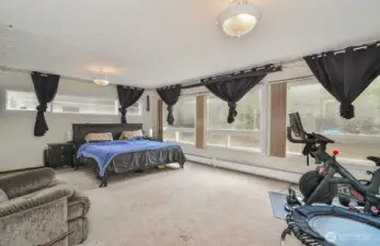 Very large primary bedroom on the main floor.