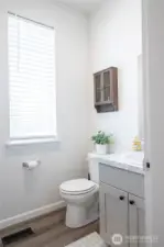 Main floor half bath