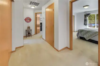 Guest bedroom #1 is on the left.